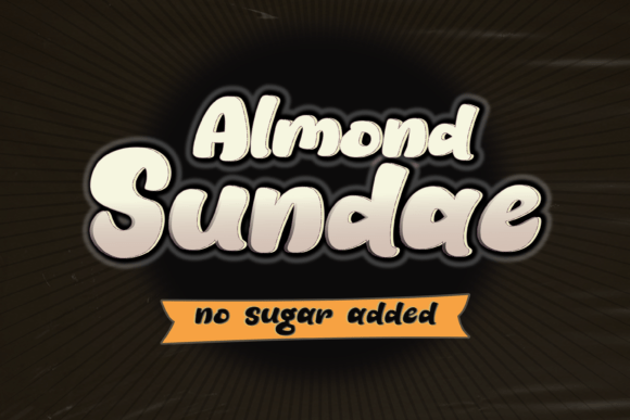 Almond Sundae: A Warm Display Font for Editorial Design