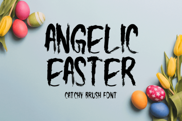 Angelic Easter: A Display Font for Digital Elegance