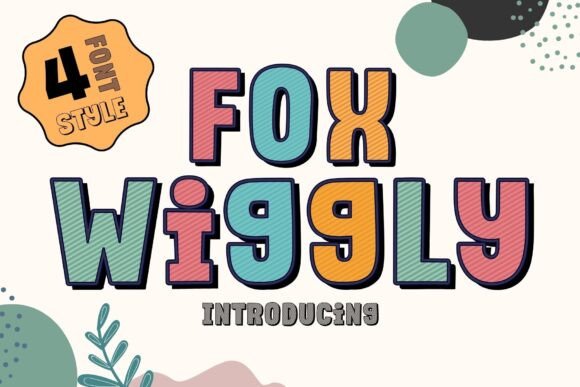 Bring Playful Energy to Your Editorial Design with Fox Wiggly
