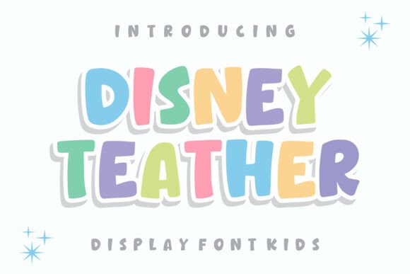Disney Teather: The Whimsical Typeface That Elevates Your Brand