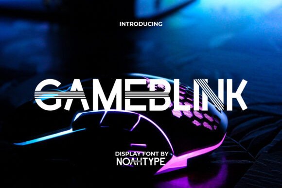 Gameblink: The Futuristic Display Font for High-Impact Campaigns