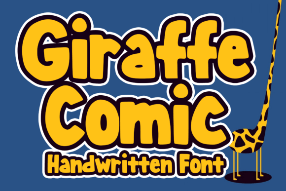 Giraffe Comic: A Playful Display Typeface for Bold Branding