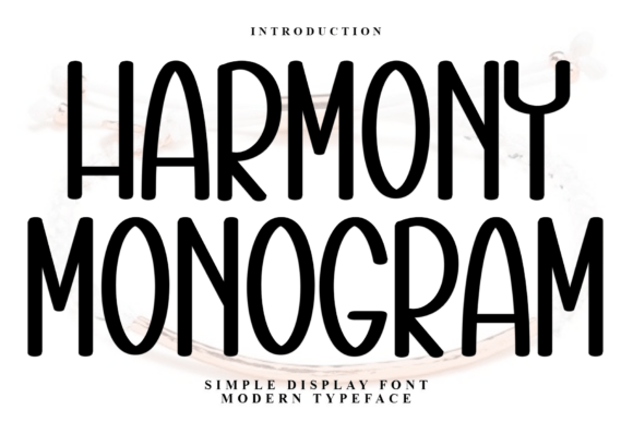 Harmony Monogram: The Perfect Handwritten Typeface for Your Craft Shop