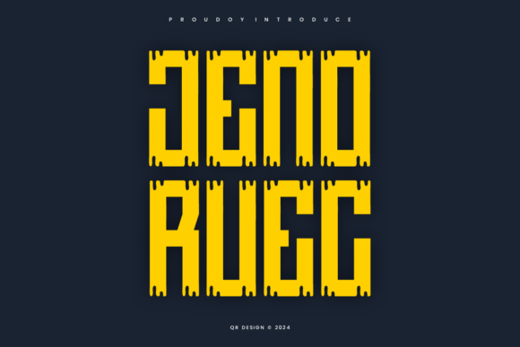 Jenoruec: A Bold Sans Serif Font for Editorial Identity