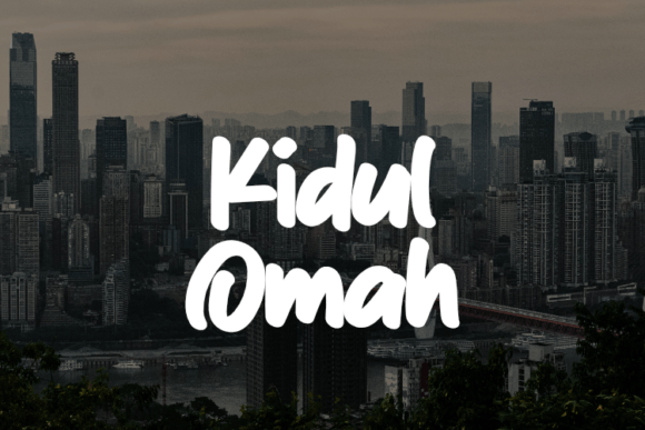 Kidul Omah: A Unique Display Typeface for Modern Web Design