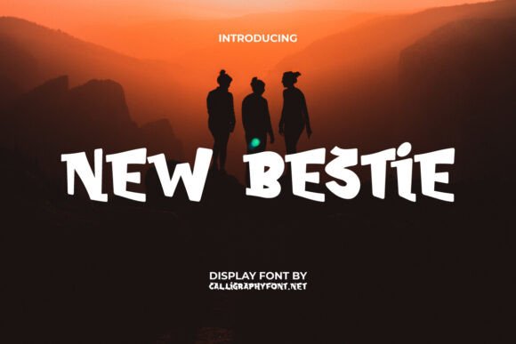 New Bestie: The Quirky Display Font That Transforms Small Business Branding