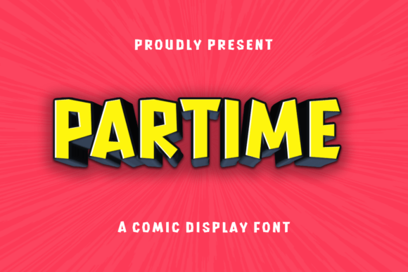 Partime: The Bold Display Font for Vibrant Brand Identity