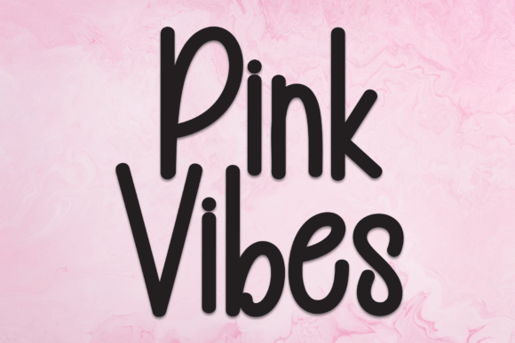 Pink Vibes: A Handwritten Display Font for Warm Editorial Design