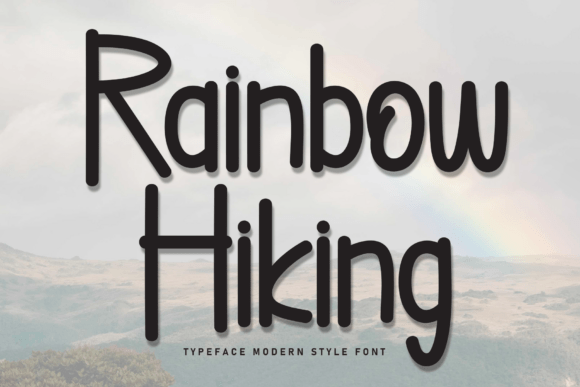 Rainbow Hiking: The Handwritten Display Font for Bold Branding