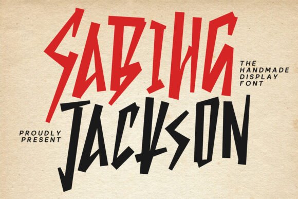 Sabihg Jackson: A Unique Display Font for Bold Brand Identities