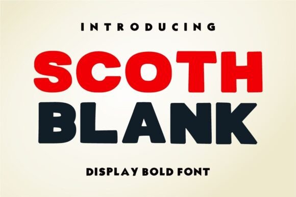 Scotch Lank: The Bold Display Typeface for Scroll-Stopping Campaigns