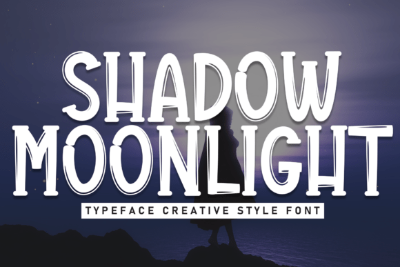 Shadow Moonlight: A Whimsical Display Typeface for Magical Web Design