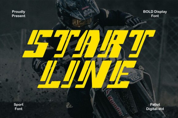 Start Line: The Bold Display Font for Handmade Brands
