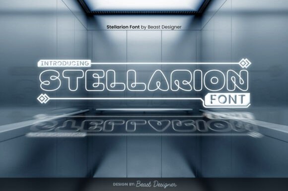 Stellarion Font for Web Design: A Futuristic Display Typeface