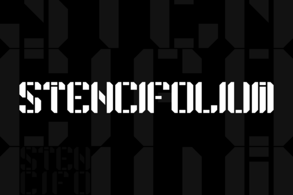 Stencifolium: The Display Typeface That Cuts Through Feed Noise