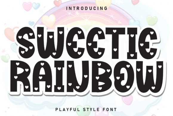 Sweetie Rainbow: A Whimsical Typeface for Playful Editorial Design