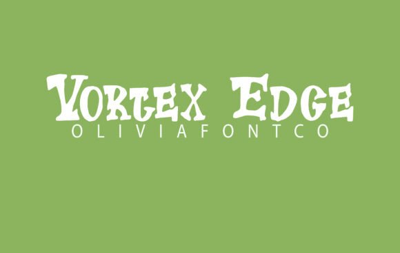Vortex Edge Font for Handmade Creations
