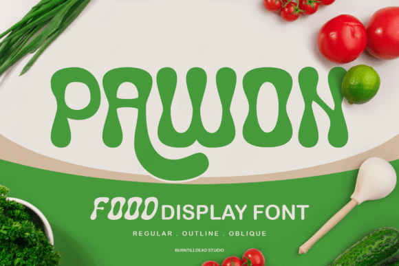 Why Pawon Is the Perfect Display Font for Bold Food Branding